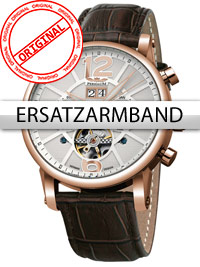 Perigaum Ersatzband Leder P-1111 braun rose Schliesse 24 mm