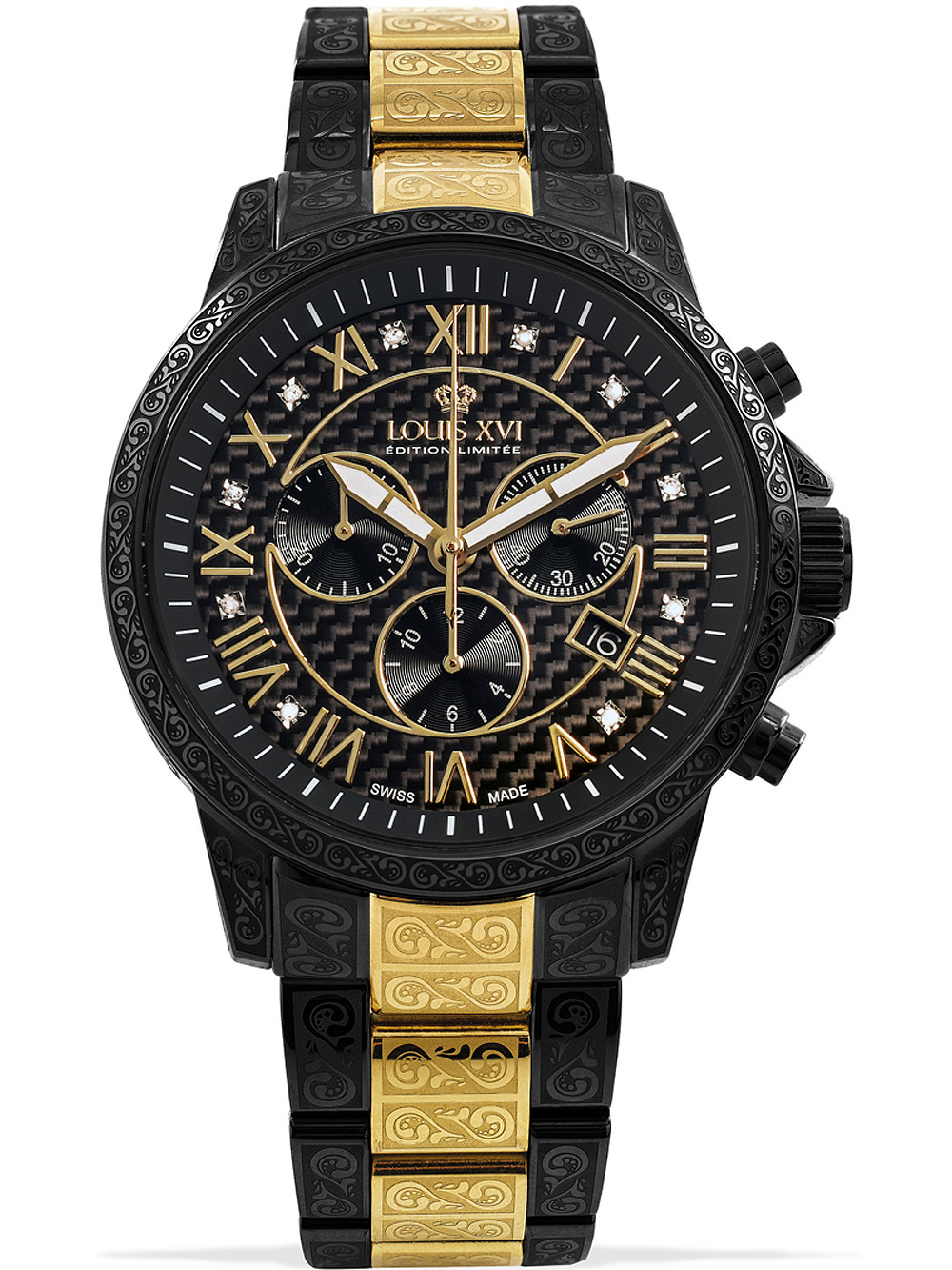 Louis XVI LXVI1091 Palais Royale Chronograph Herrenuhr 43mm 5ATM