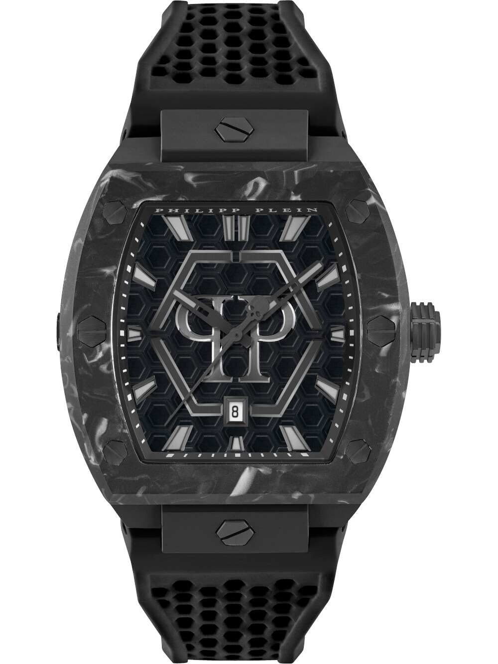 Philipp Plein PWPUA0624 Herrenuhr The Hexagon Phantom 44mm 5ATM