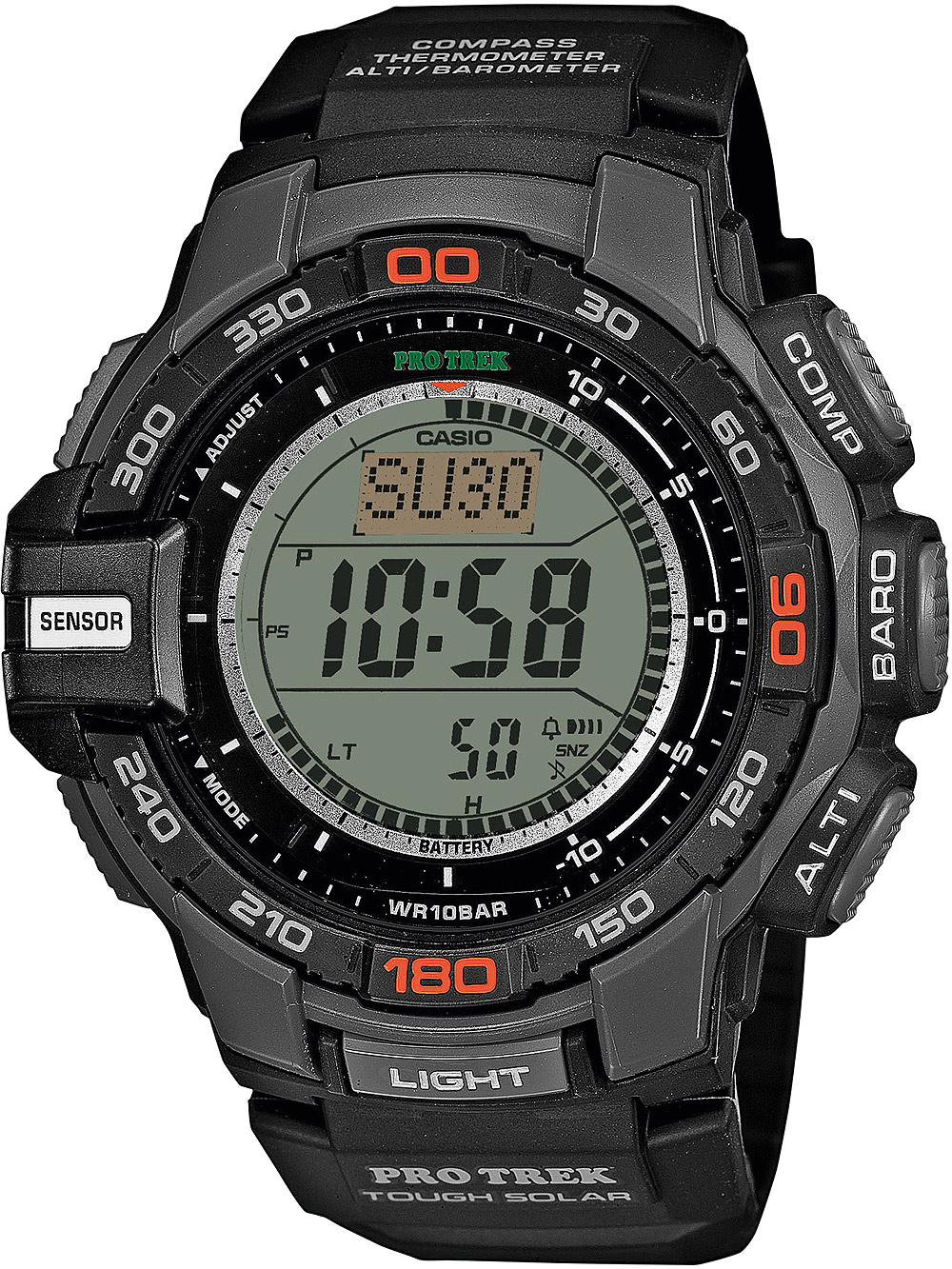 Casio PRG-270-1ER Pro Trek Solar Herrenuhr 52mm 10ATM