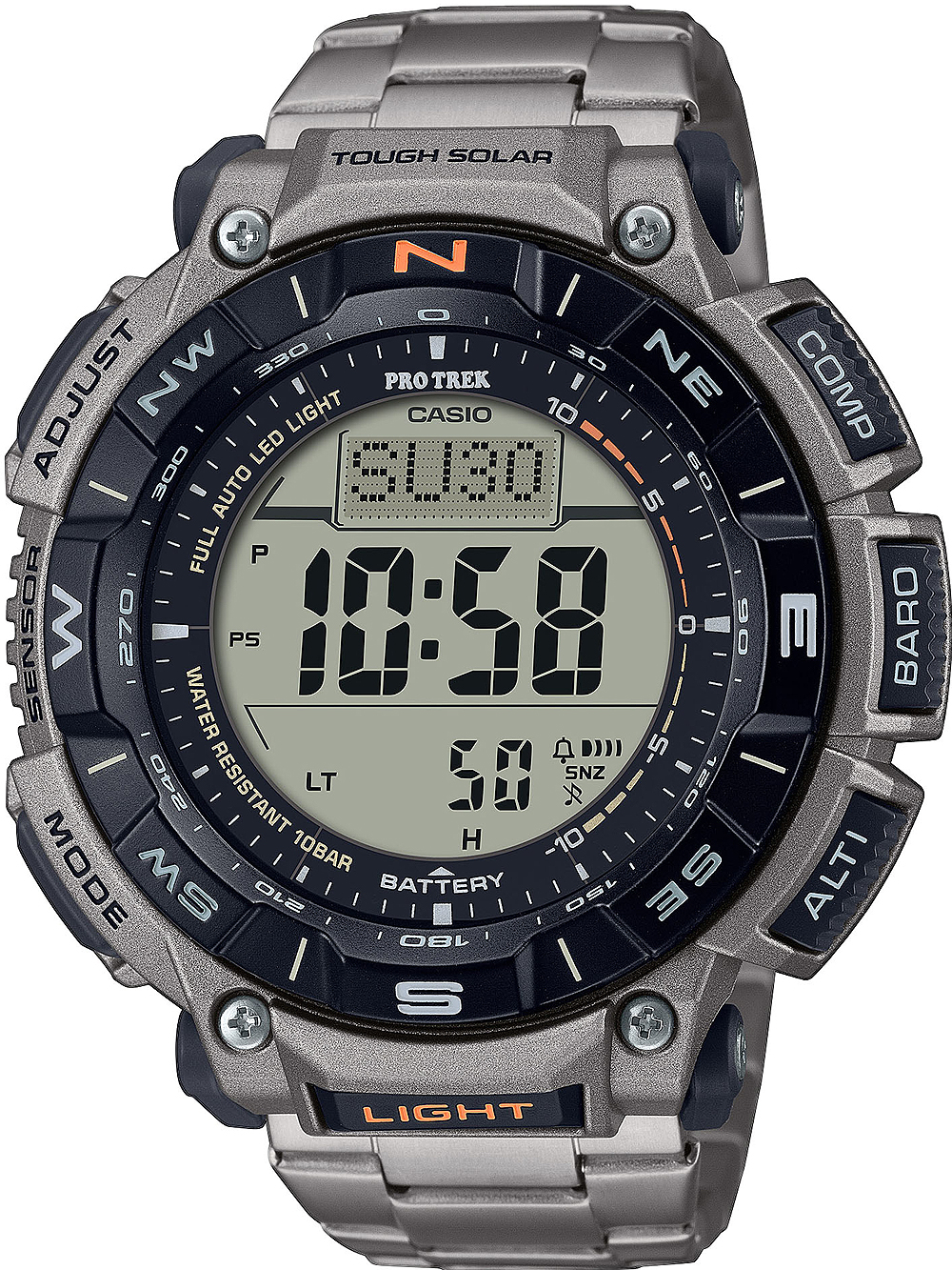 Casio PRG-340T-7ER Pro Trek Solar Herrenuhr 53mm 10ATM