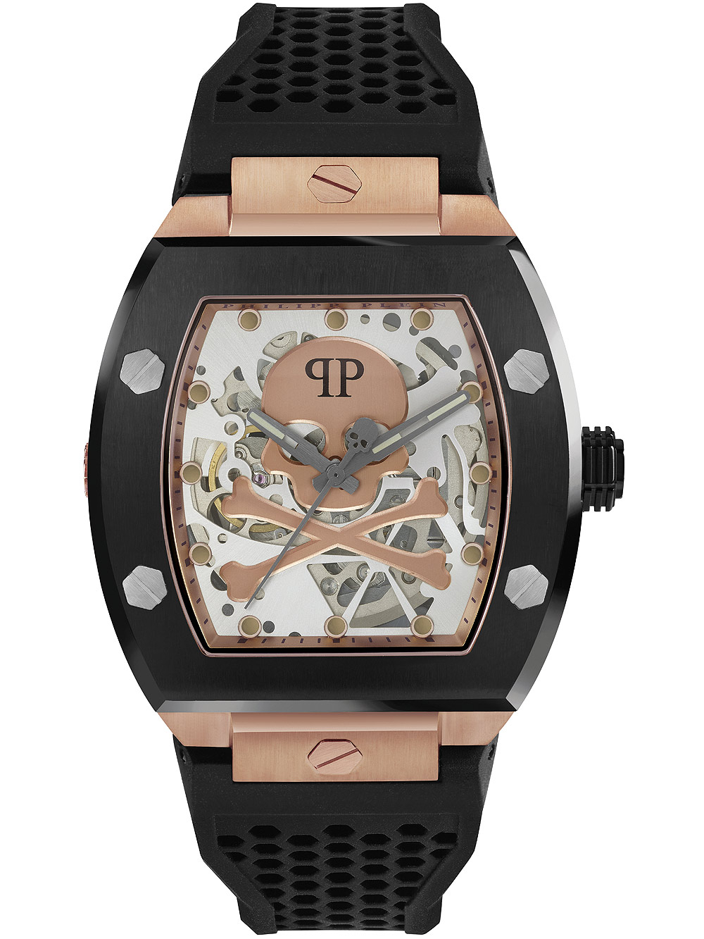 Philipp Plein PWBAA0121 The $keleton Automatik Herrenuhr 44mm 5ATM