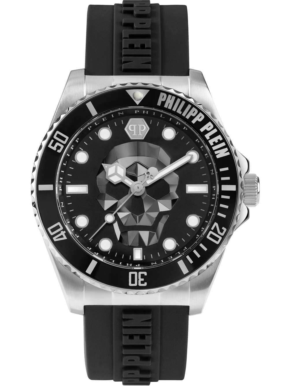 Philipp Plein PWOAA0122 The $kull Diver Herrenuhr 44mm 10ATM