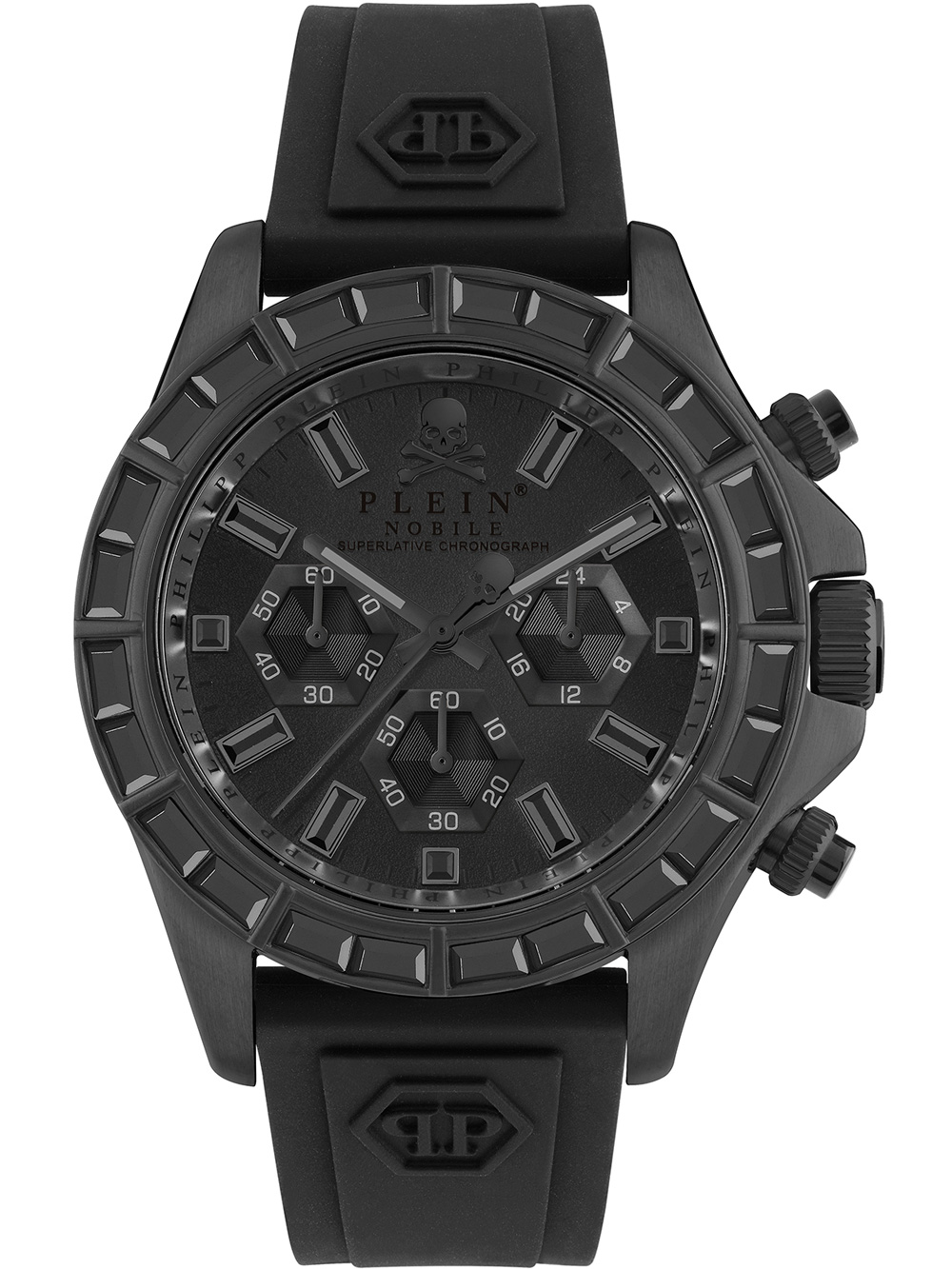 Philipp Plein PWVAA0423 Street Couture Chronograph Herrenuhr 43mm 5ATM