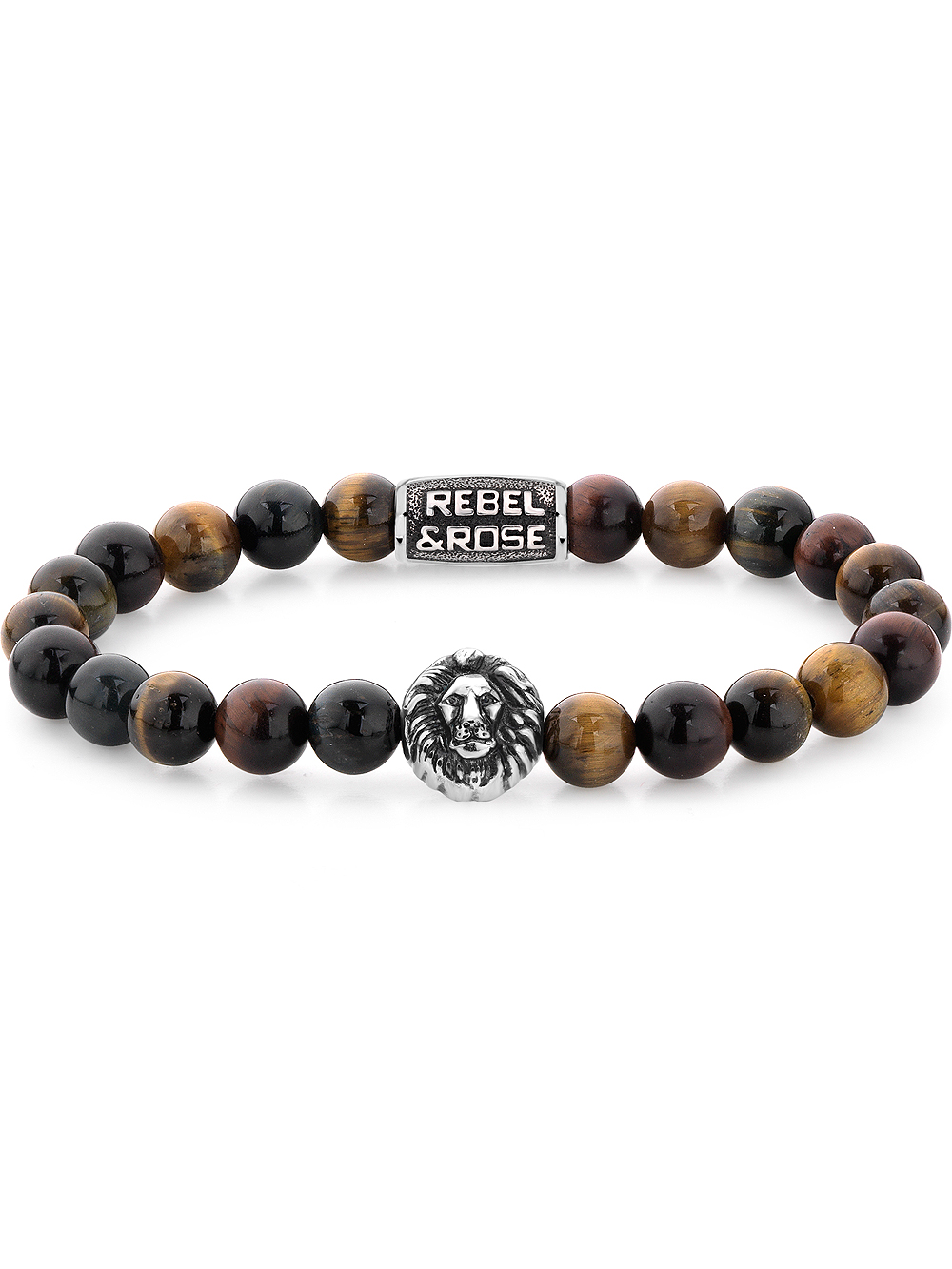 Rebel & Rose Armband Who's afraid of the Tiger RR-8L028-S-L Herren