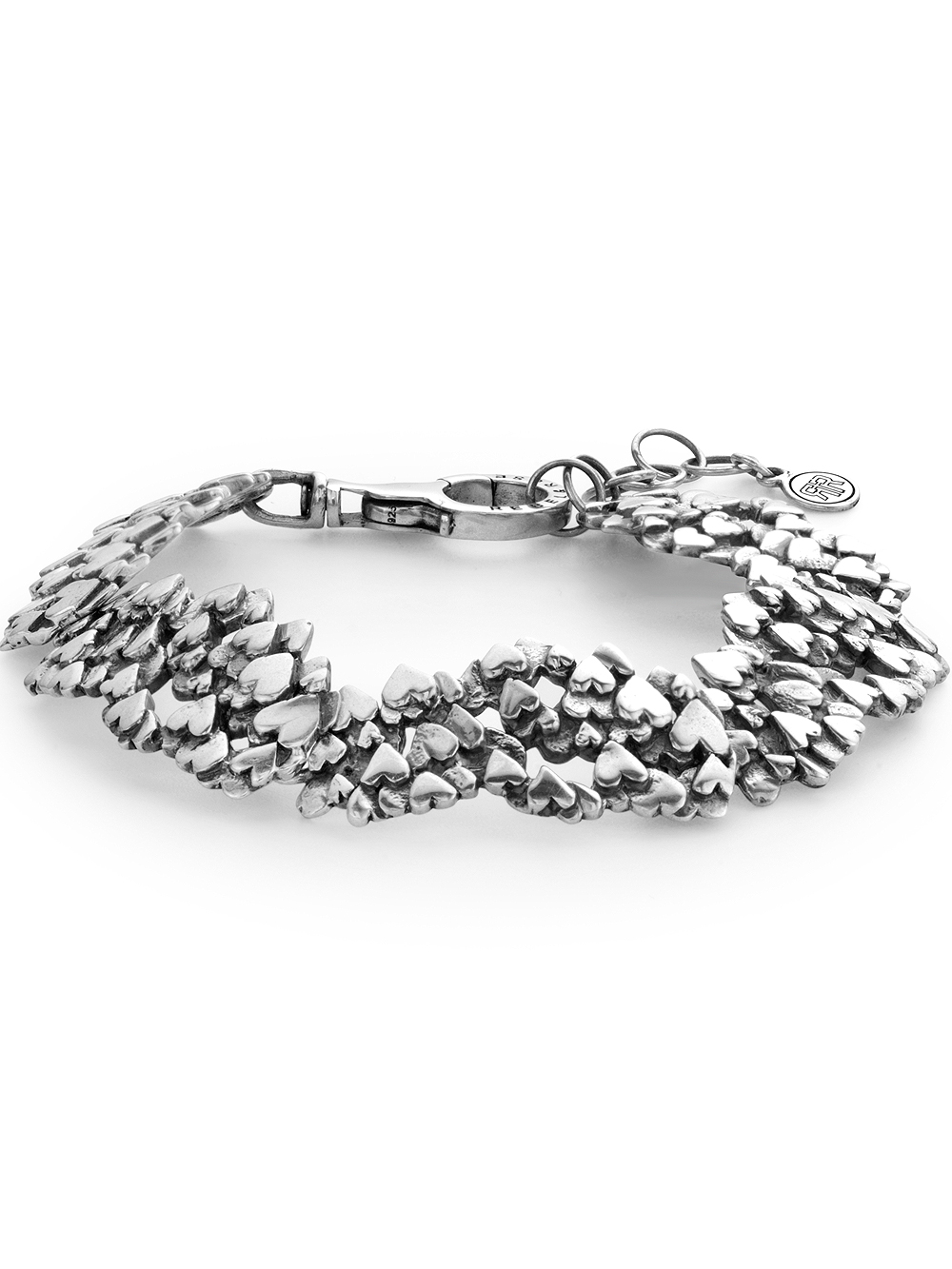 Rebel & Rose Armband Hearts & Hearts RR-BR024-S-XSSM Damen