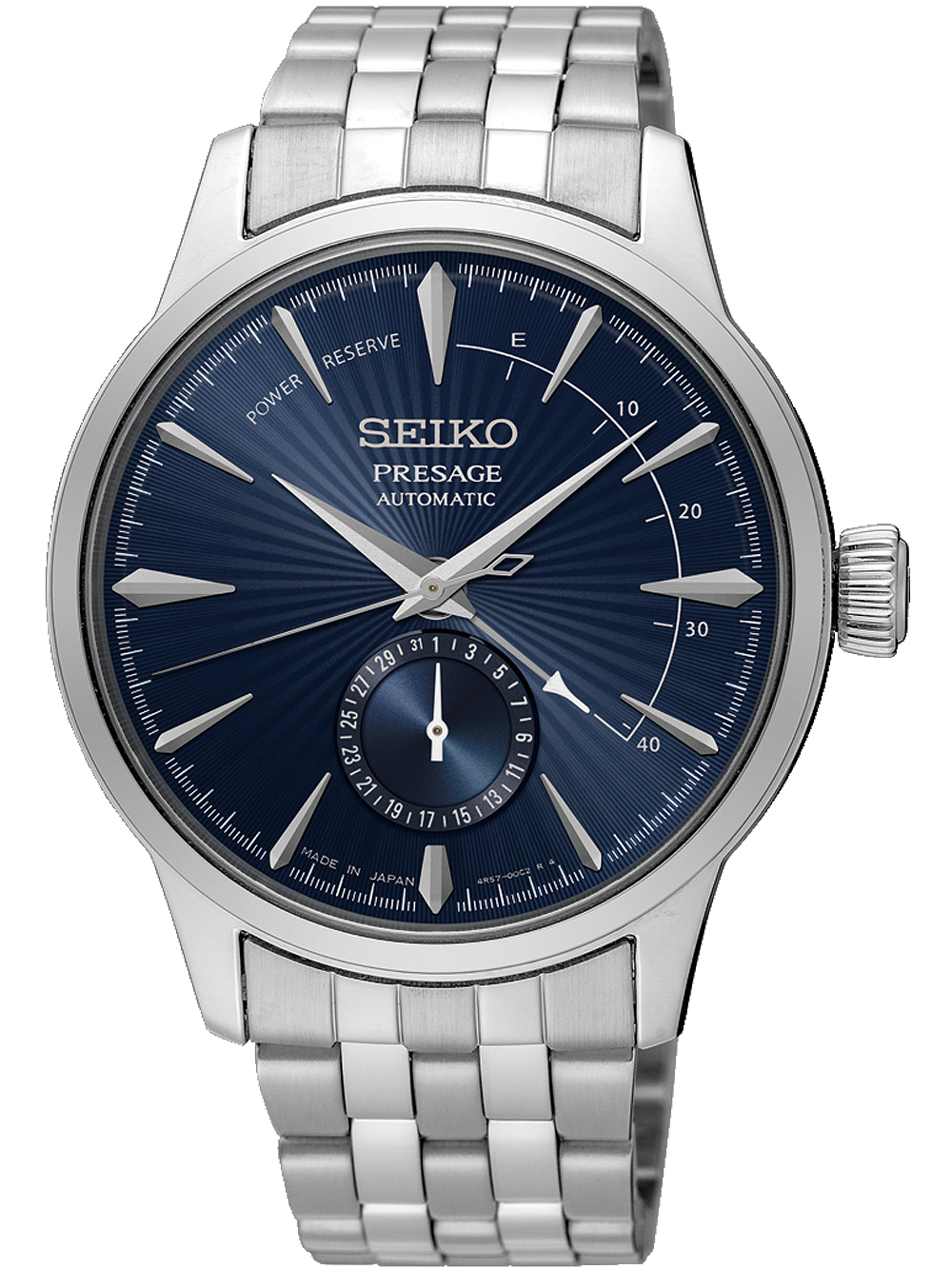 Seiko SSA347J1 Presage Blue Moon Automatik Herrenuhr 41mm