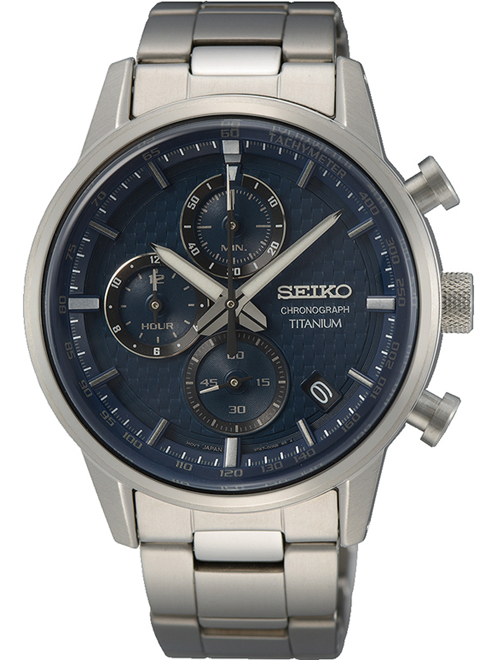 Seiko SSB387P1 Titanium Chronograph Herrenuhr 42mm 10ATM