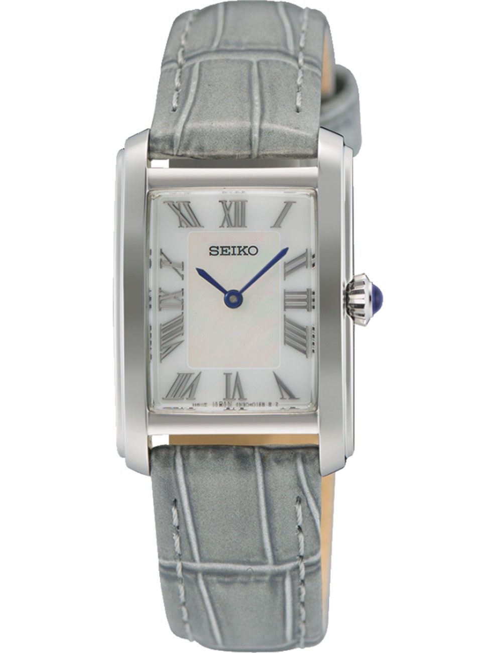 Seiko SWR099P1 Damenuhr Classic Quarz Eckig 22mm 5ATM