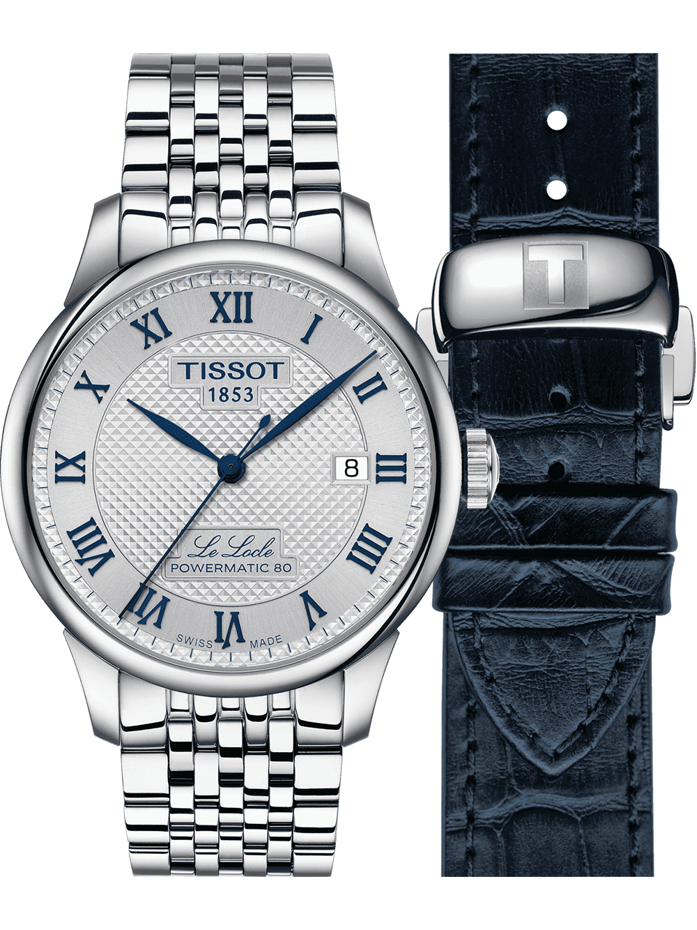 Tissot T0064071103303 Herrenuhr Le Locle Powermatic-80 20th Anniversary 39mm 3ATM