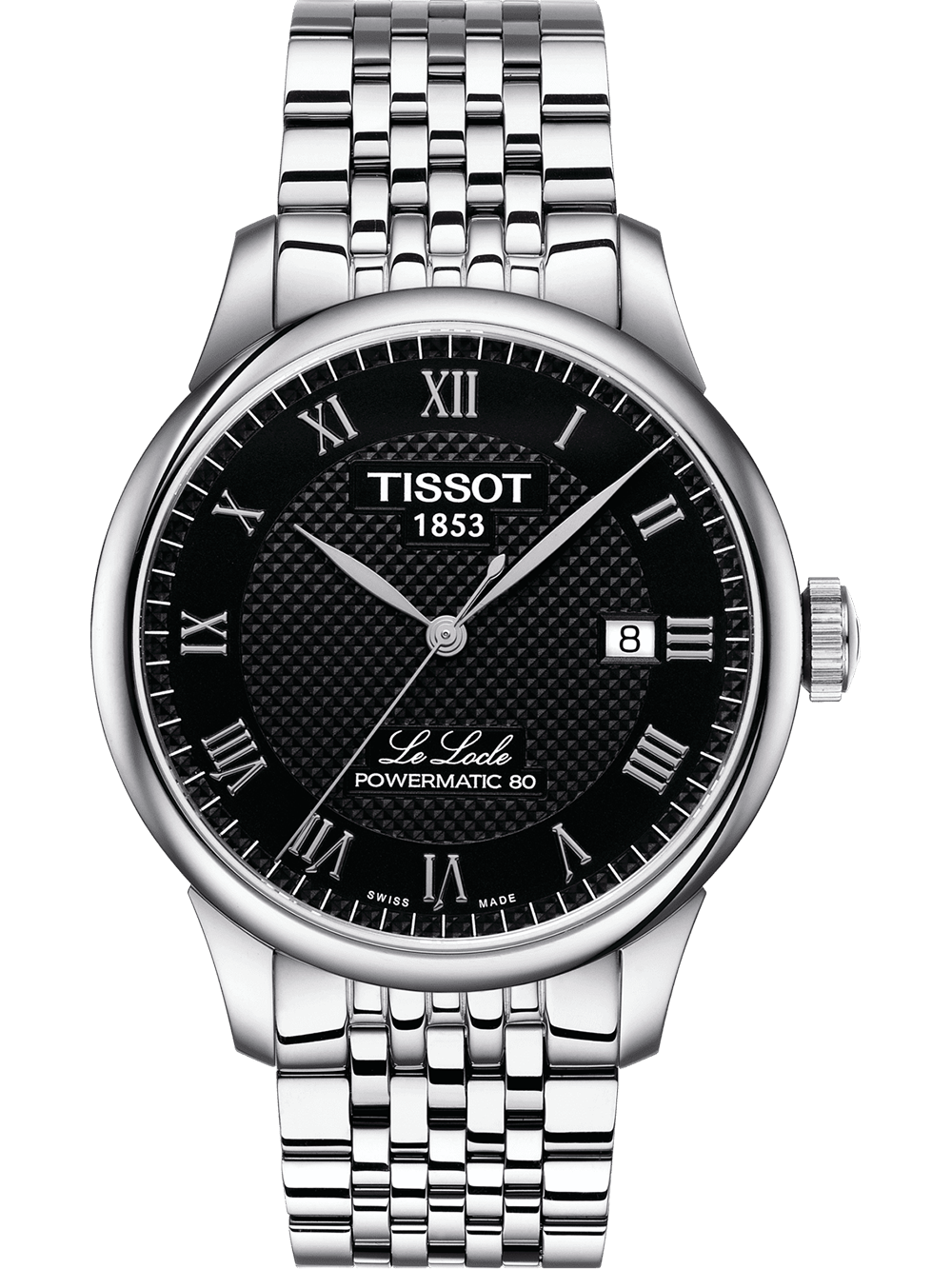 Tissot T0064071105300 Herrenuhr Le Locle Powermatic-80 39mm 3ATM