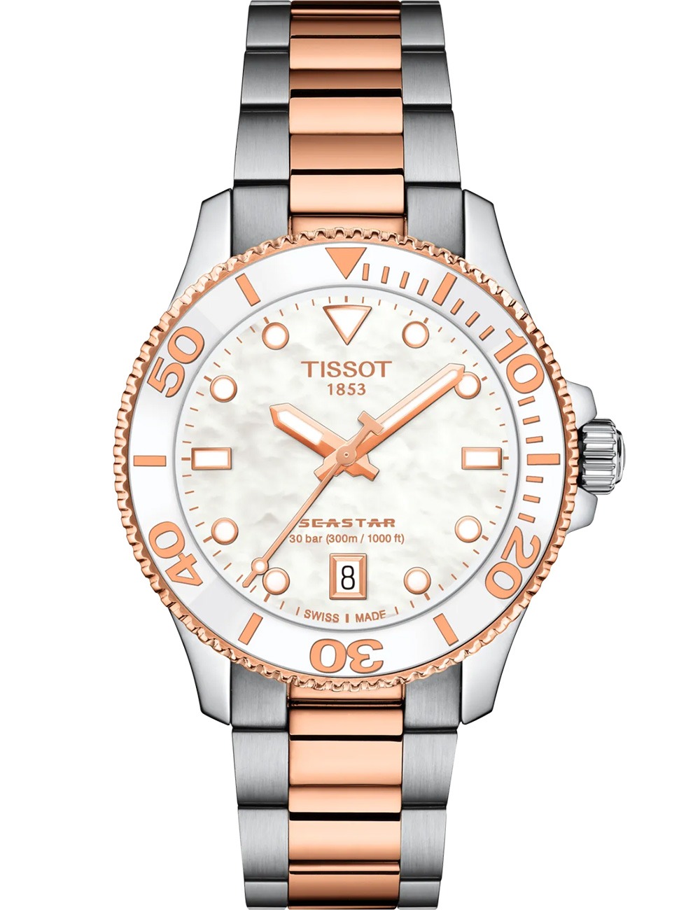 Tissot T1202102211100 Damenuhr Seastar 1000 36mm 30ATM