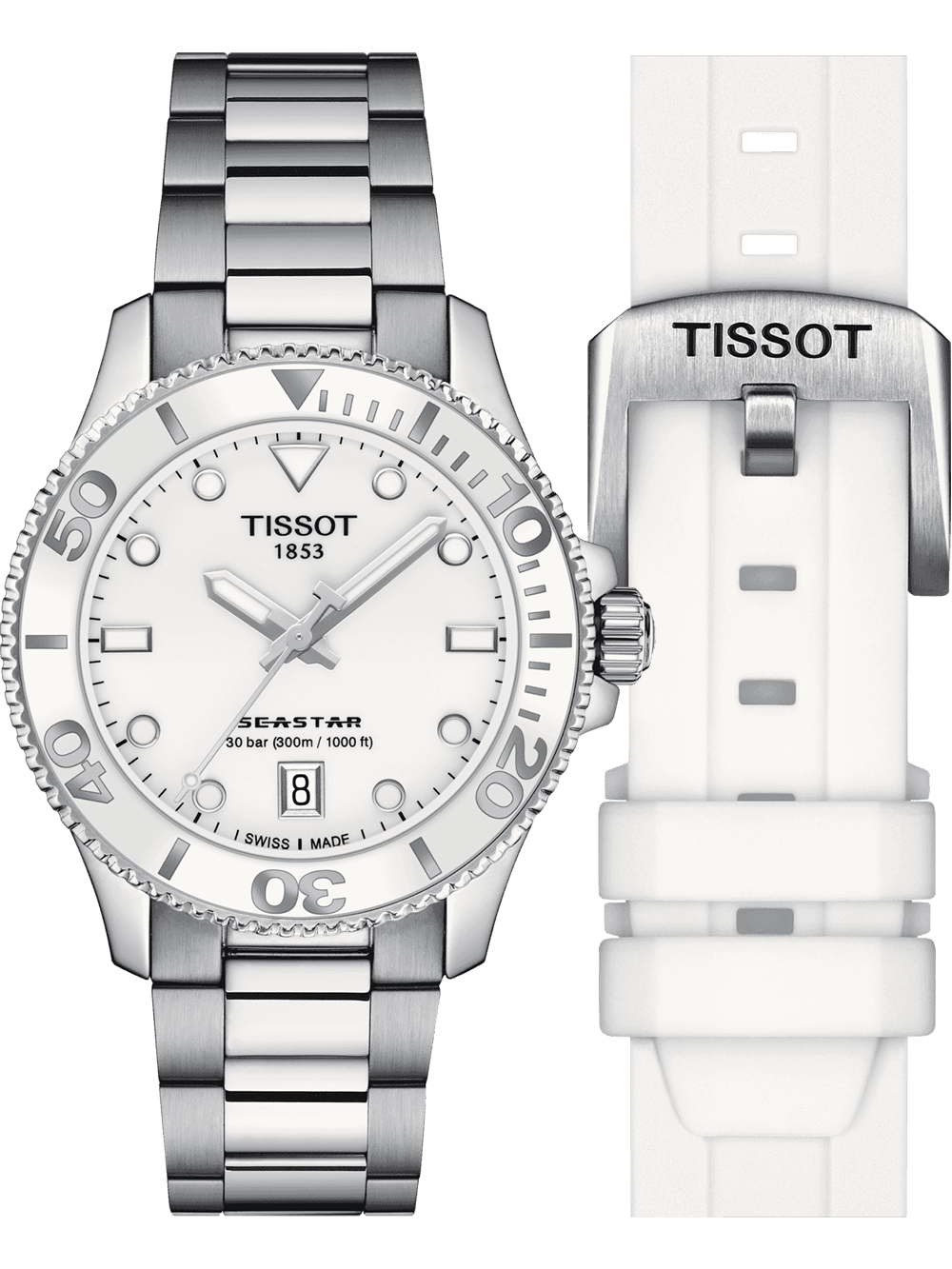 Tissot T1202101101100 Damenuhr Seastar 1000 36mm 30ATM