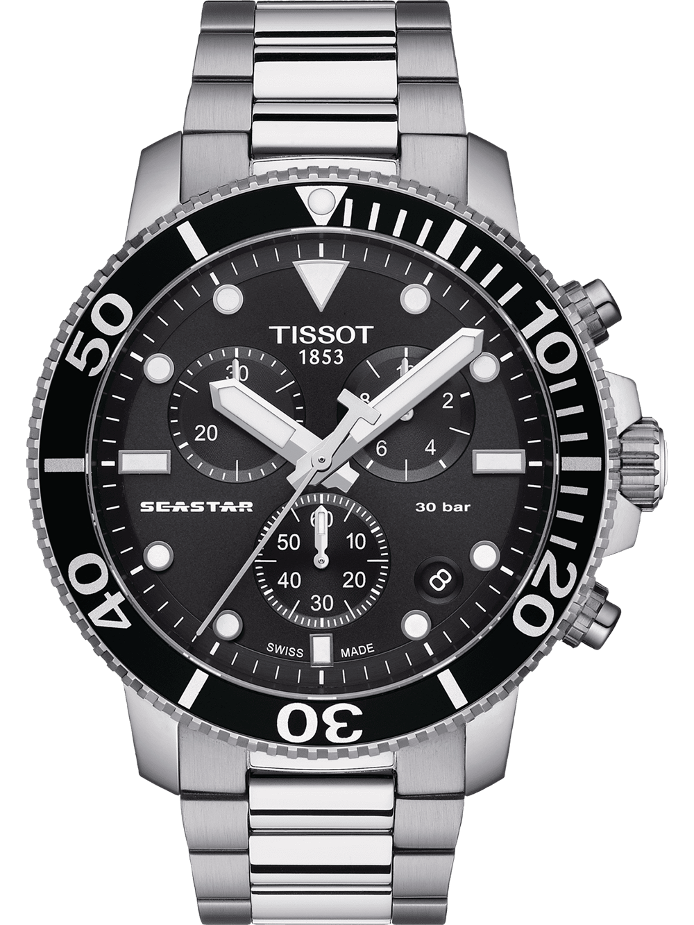 Tissot T1204171105100 Herrenuhr Seastar 1000 Chronograph 46mm 30ATM