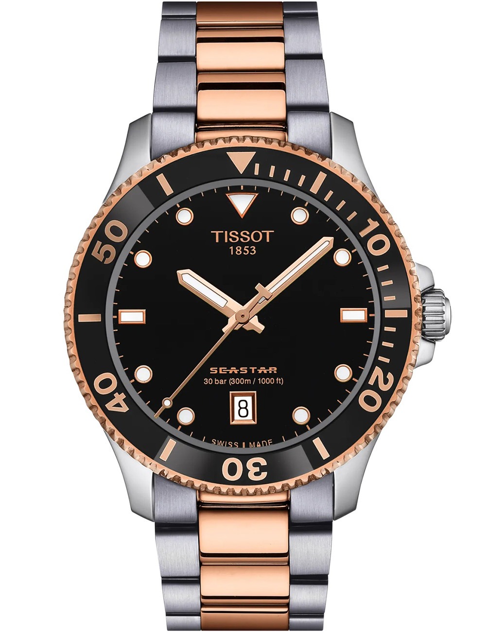 Tissot T1204102205101 Herrenuhr Seastar 1000 40mm 30ATM