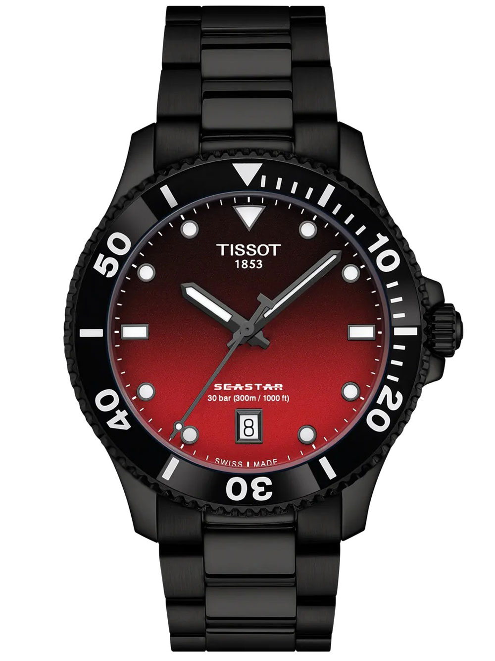 Tissot T1204103342100 Herrenuhr Seastar 1000 Quarz 40mm 30ATM