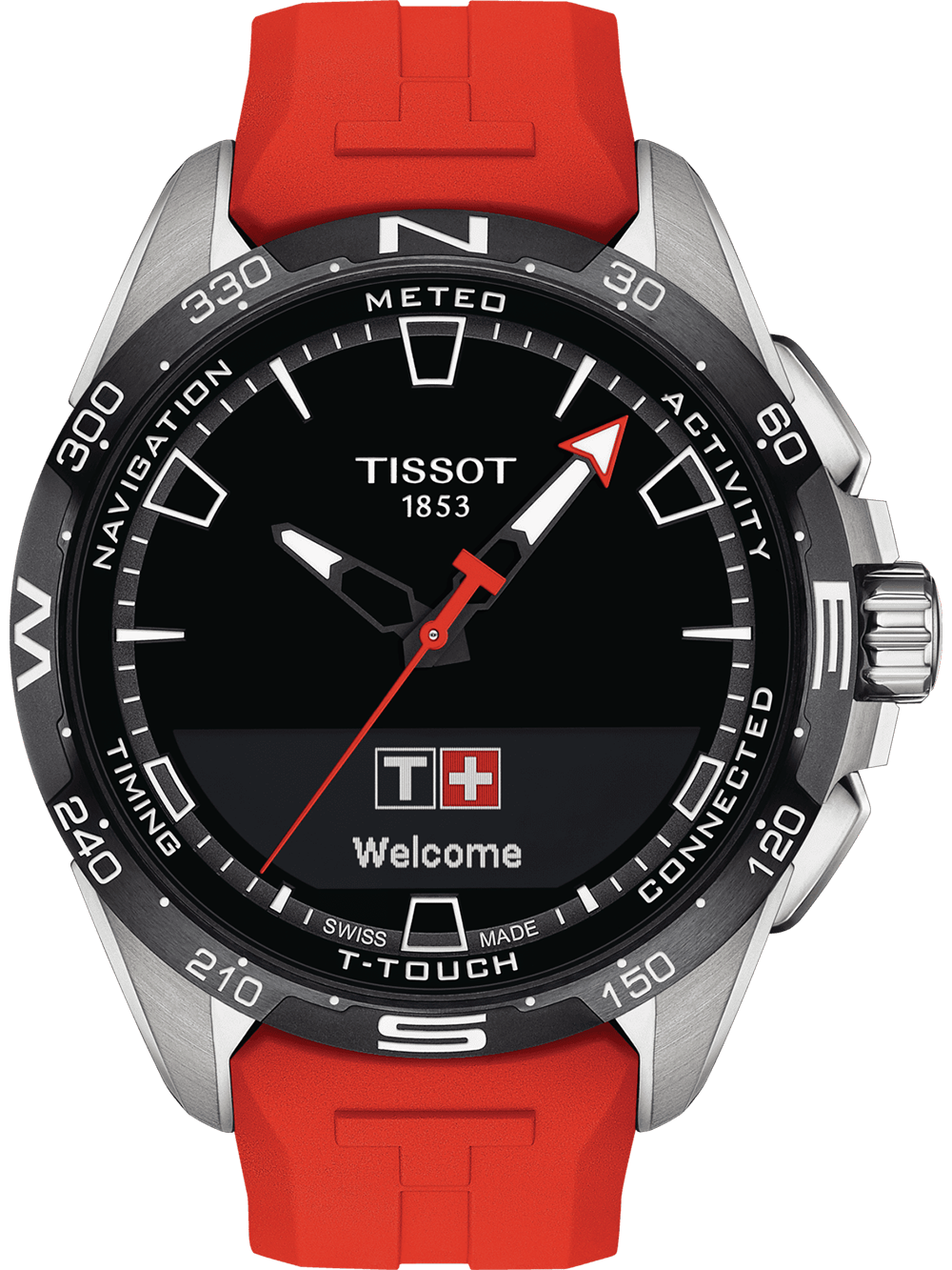Tissot T1214204705101 Herrenuhr T-Touch Connect Solar 48mm 10ATM