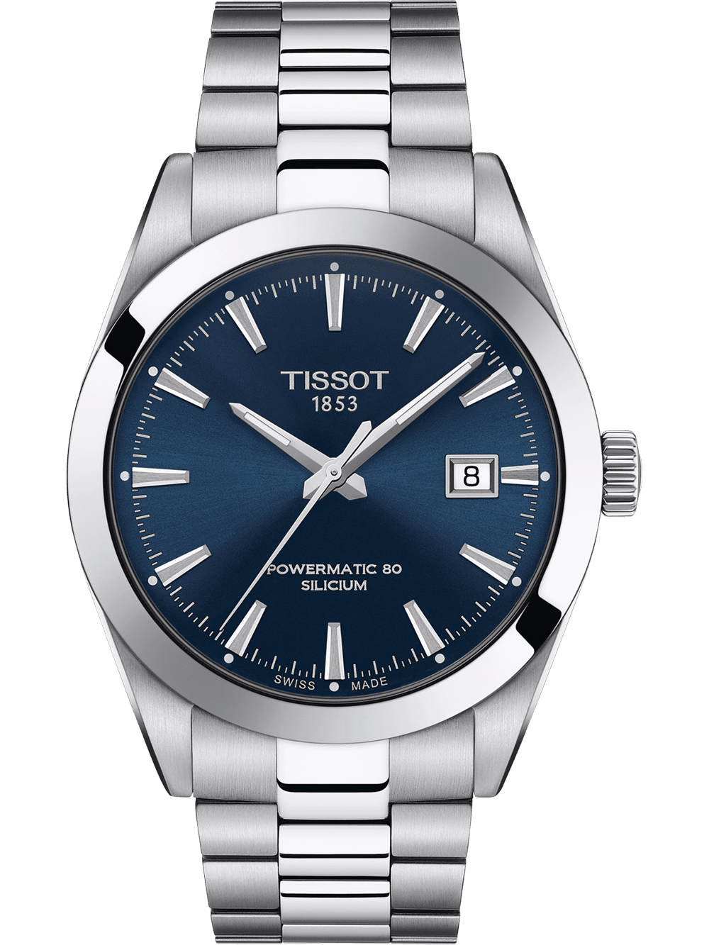 Tissot T1274071104100 Herrenuhr Gentleman Powermatic-80 Silicium 40mm 10ATM