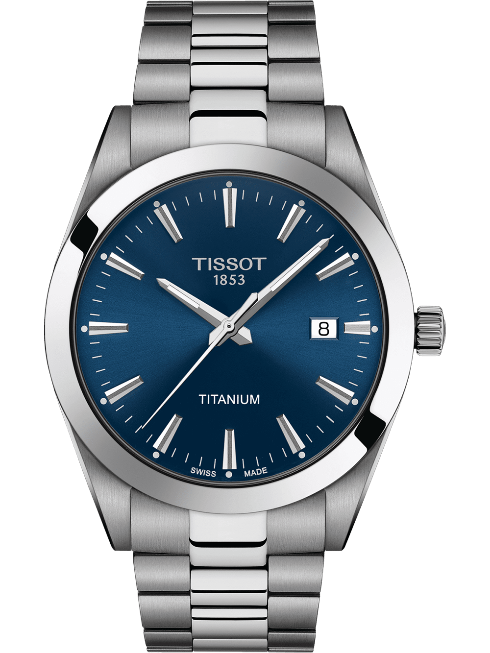 Tissot T1274104404100 Herrenuhr Gentleman Titanium 40mm 10ATM