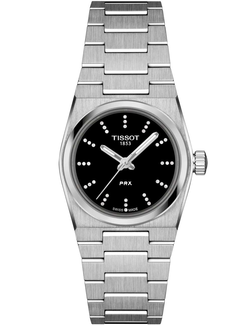 Tissot T1370101105600 Damenuhr PRX Diamond 25mm 10ATM