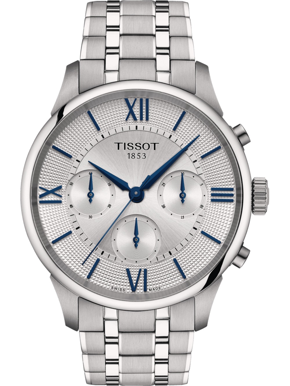 Tissot T1394621103800 Herrenuhr Chemin des Tourelles Automatik Chronograph 42mm 5ATM