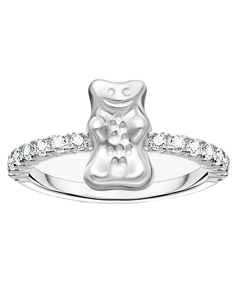 Thomas Sabo TR2504-051-14-54 Ring mit Haribo Goldbär und Steinen silber Damen