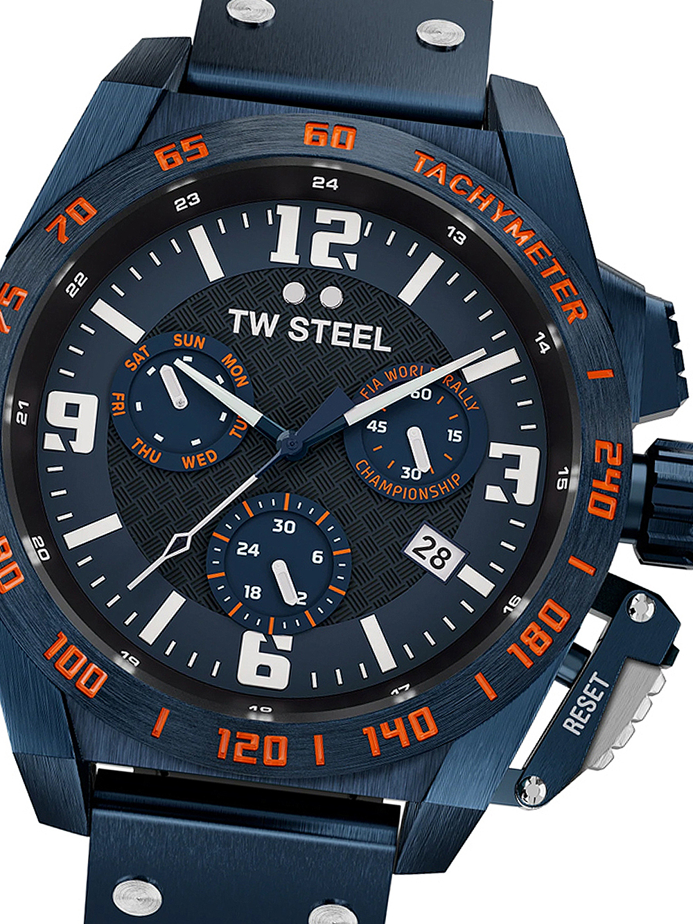 TW-Steel TW1020 Fia World Rally Chronograph Limited Herrenuhr 46mm 10ATM