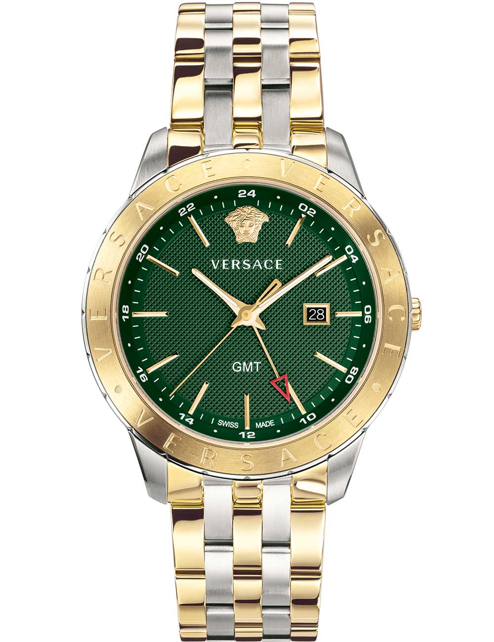 Versace VEBK00718 Herrenuhr Univers Bicolor GMT 43mm 5ATM