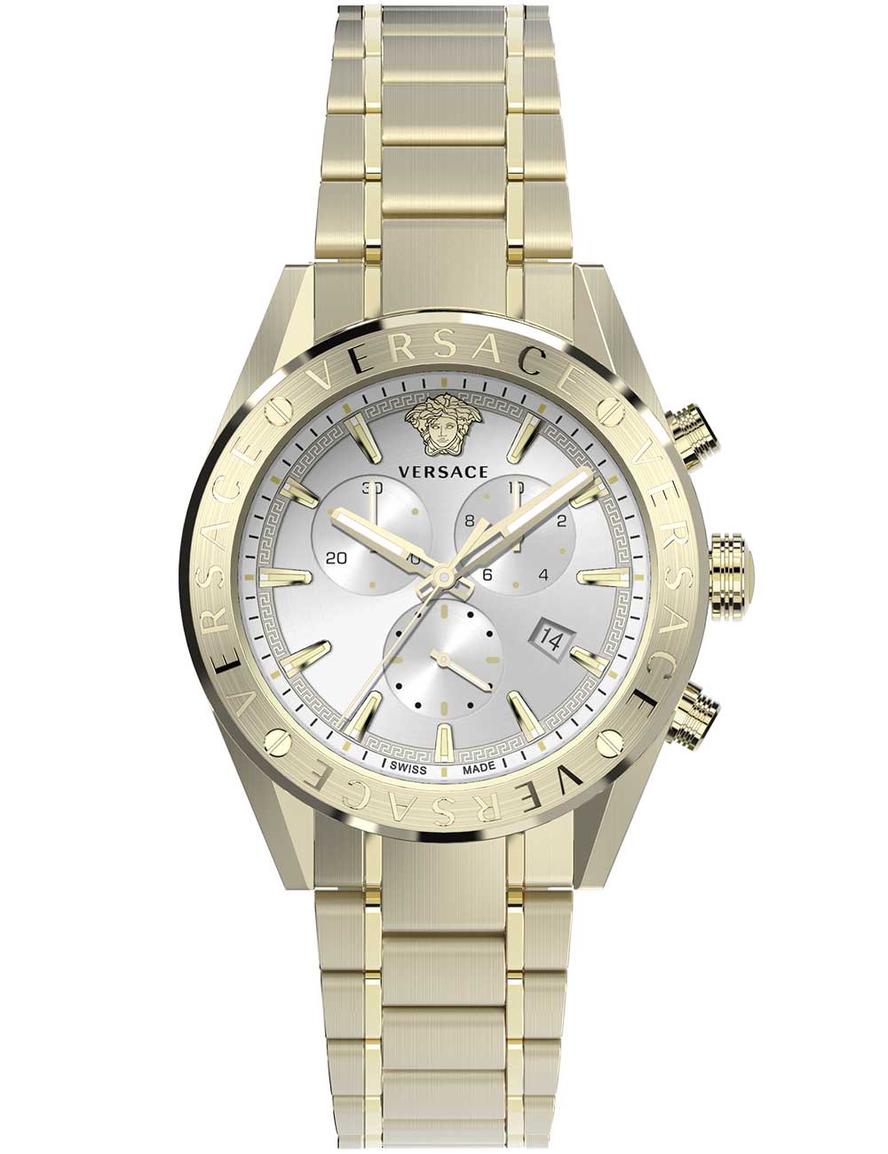 Versace VEHB00719 Herrenuhr V-Chronograph 45mm 5ATM