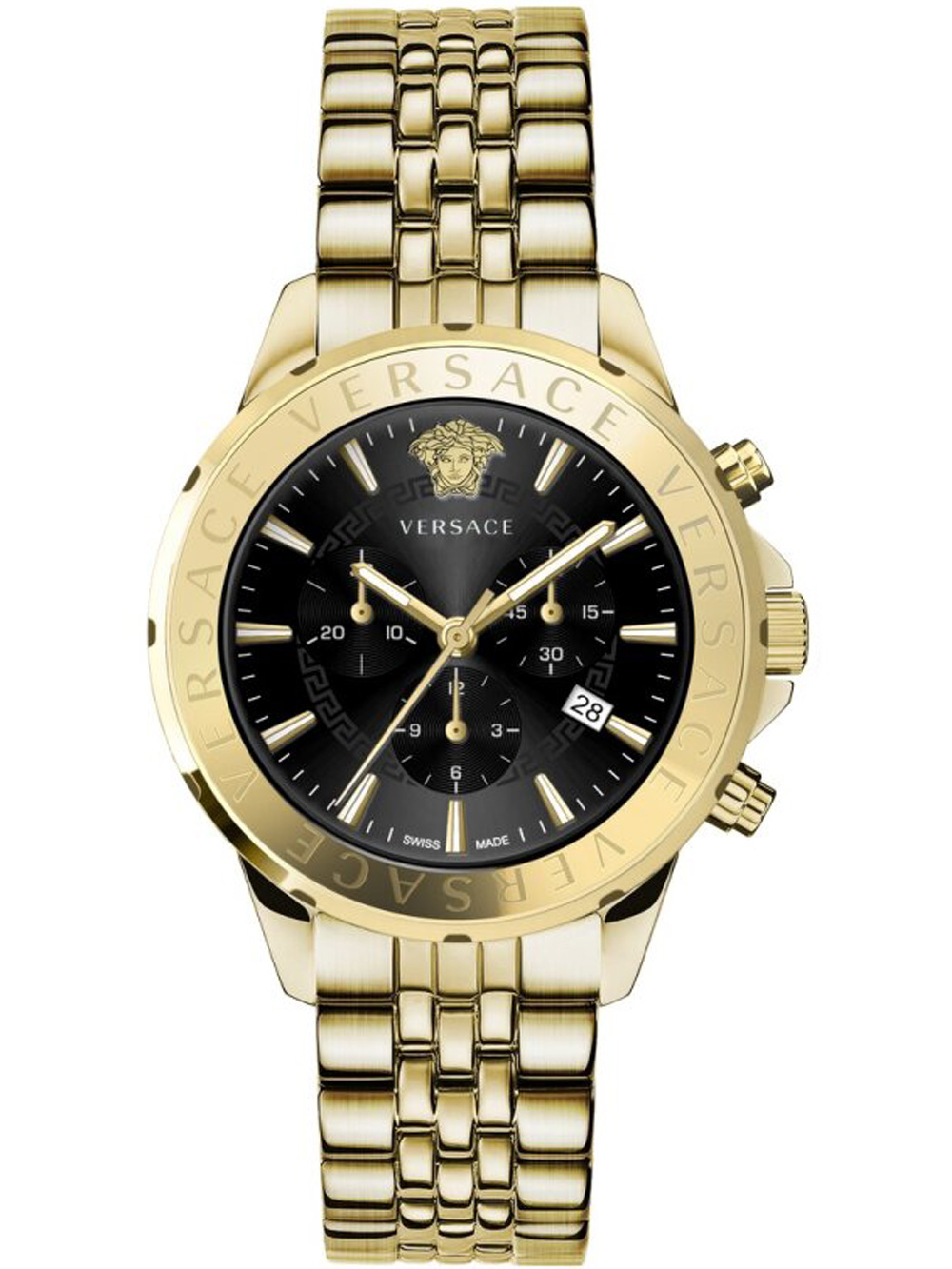 Versace VEV602123 Signature Chronograph Herrenuhr 44mm 5ATM