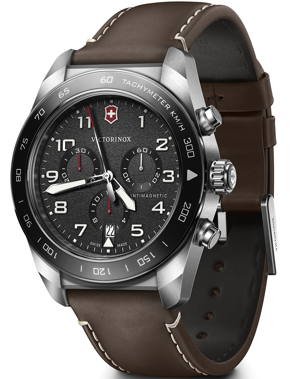 Victorinox 242046 Herrenuhr Swiss Army Chrono 42mm 10ATM