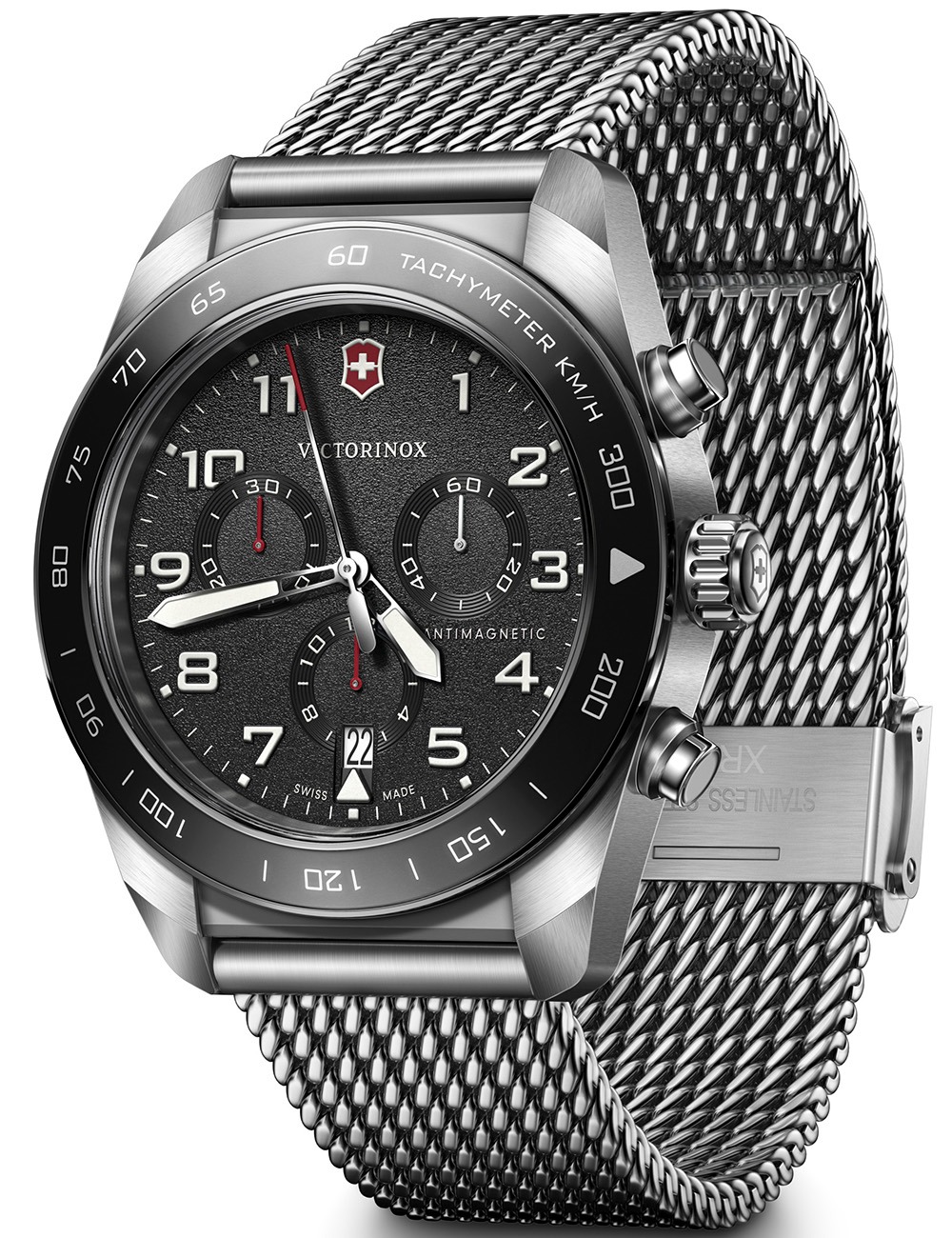 Victorinox 242048 Herrenuhr Swiss Army Chrono 42mm 10ATM