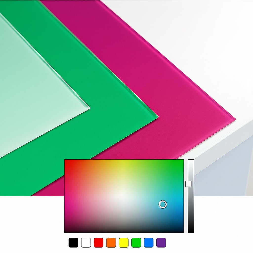 Tischfolie nach Maß individuell vollflächig bedruckt Uni Volltonfarbe