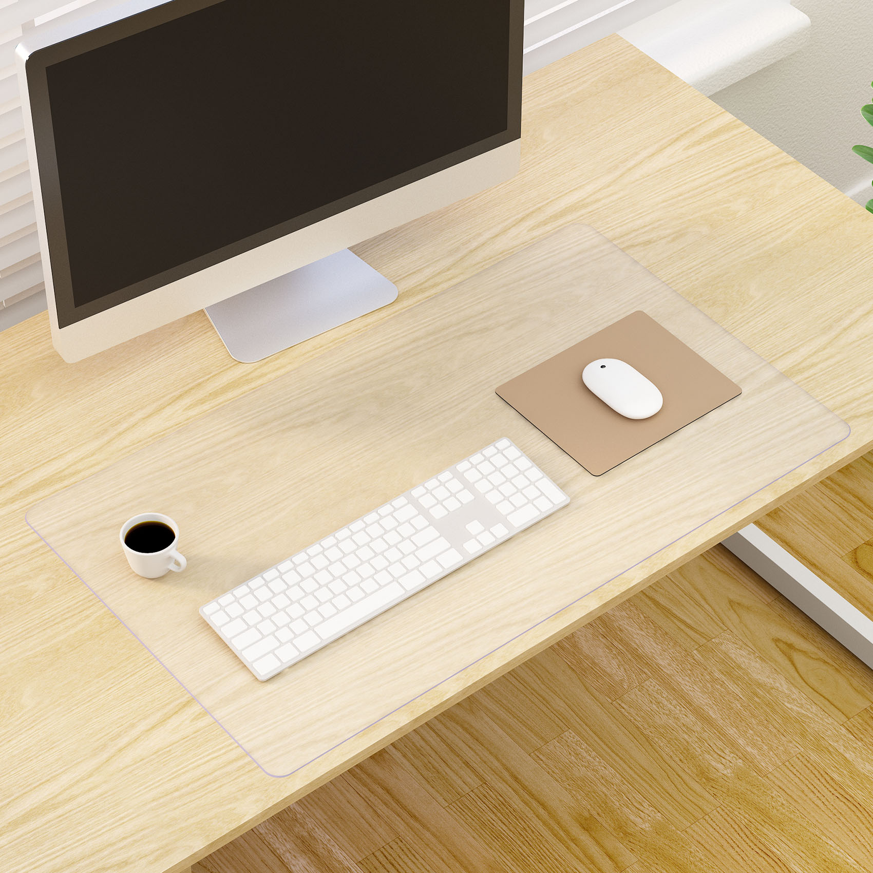 Schreibtischunterlage Schreibtischmatte einseitig strukturiert nach Maß