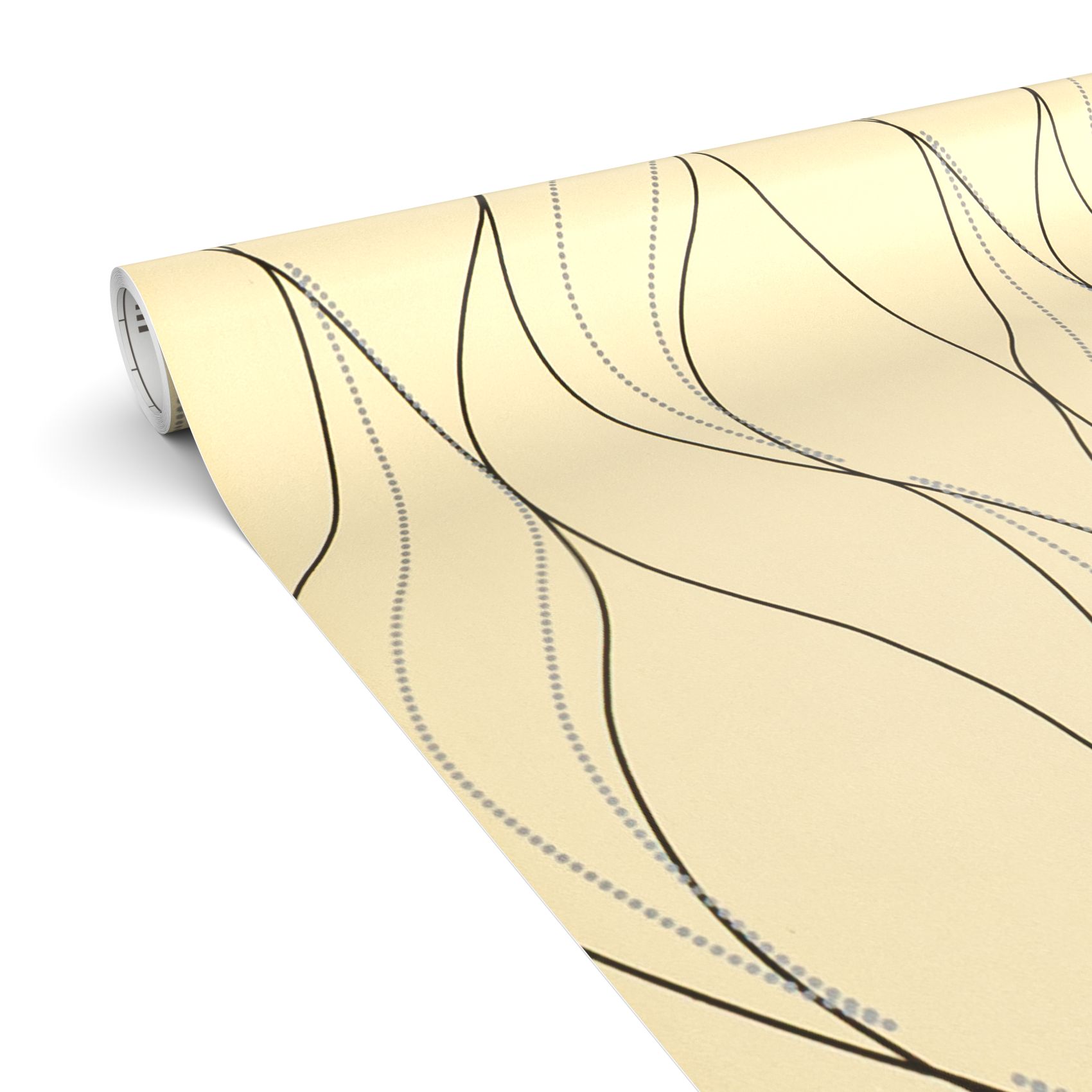 Klebefolie Möbelfolie selbstklebende Folie Dekofolie matt 0,45x2m PVC-frei Geometrische Linien