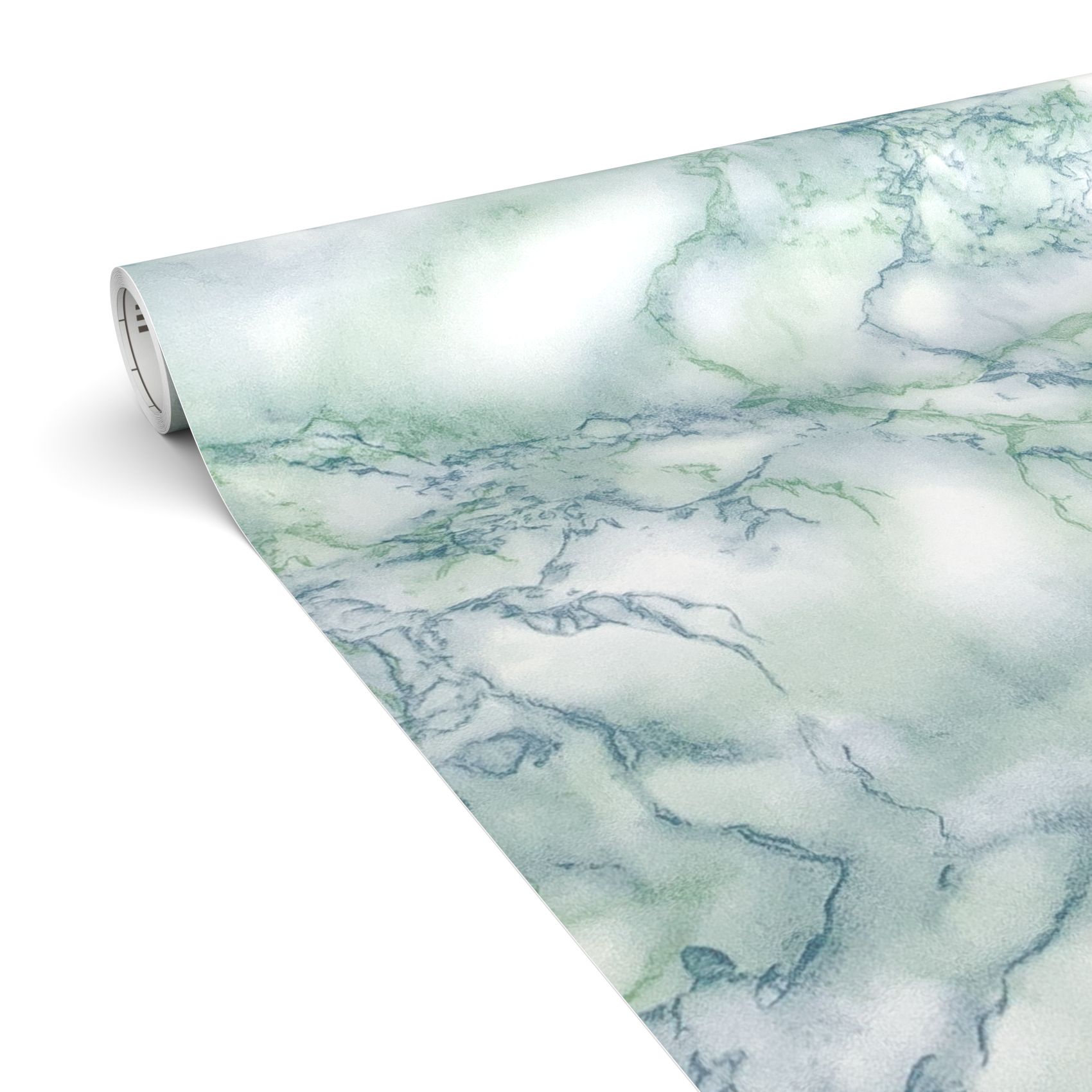 Klebefolie Möbelfolie matt selbstklebende Dekofolie Möbel 0,45x2m PVC-frei Marmor Blau