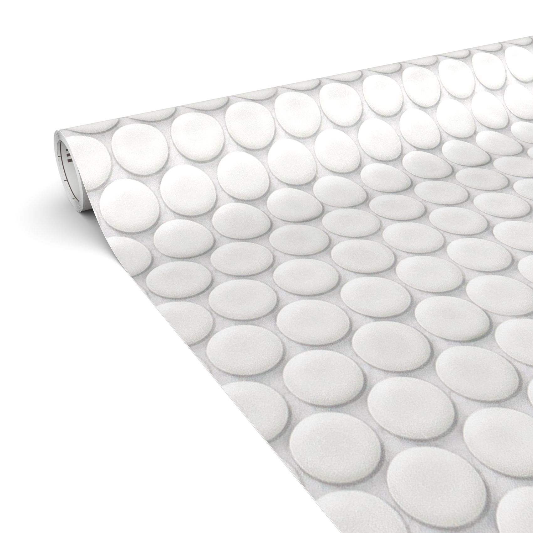 Klebefolie Möbelfolie matt selbstklebende Dekofolie Möbel 0,45x2m PVC-frei Mosaik Weiß