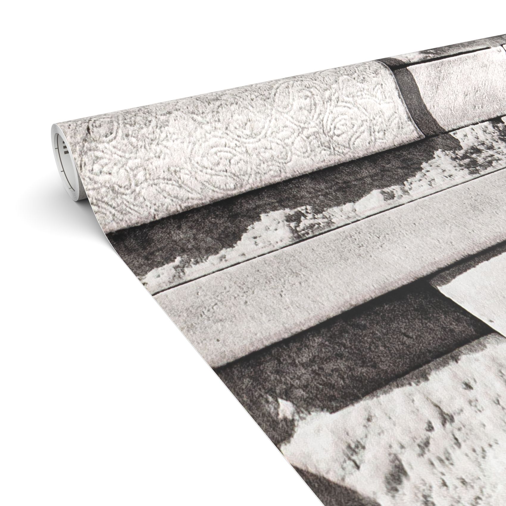 Klebefolie Möbelfolie matt selbstklebende Dekofolie Möbel 0,45x2m PVC-frei Steinoptik grau