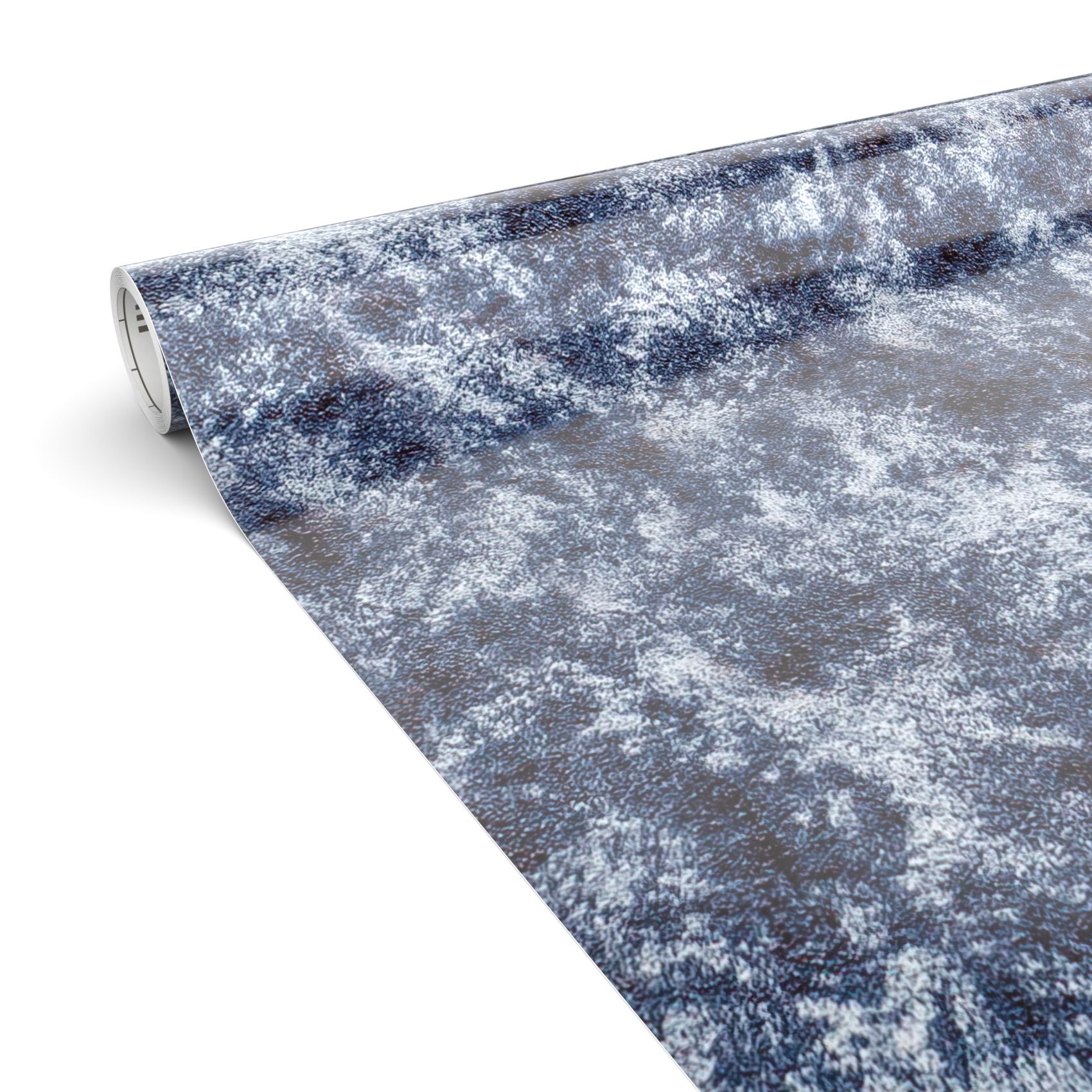 Klebefolie Möbelfolie Küche Folie selbstklebend DIY glänzend PVC-frei 0,45x3m Betonoptik Blau