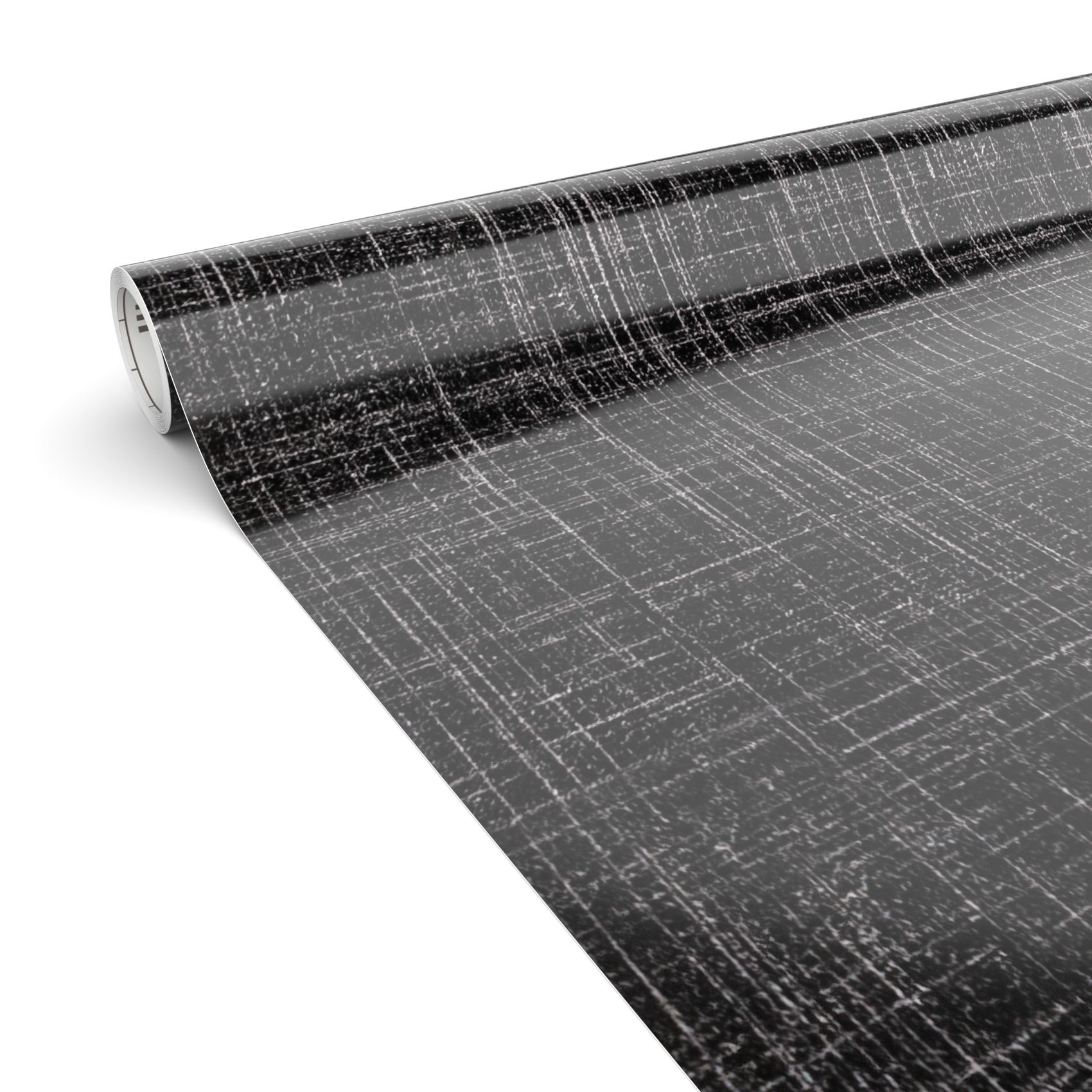 Klebefolie Möbelfolie Küche Folie selbstklebend DIY glänzend PVC-frei 0,45x3m Leinen Anthrazit