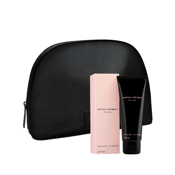 Zugaben Narciso Rodriguez Pouch + For Her Bodylotion 50ml