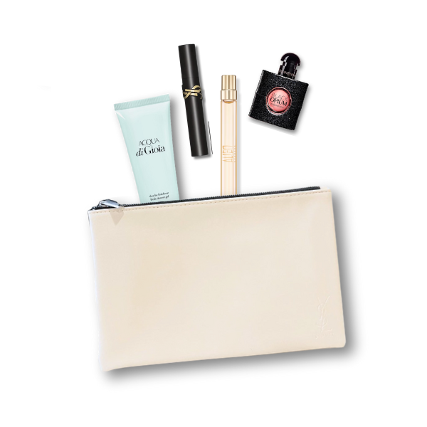 Zugaben Gefüllte YSL Kosmetiktasche