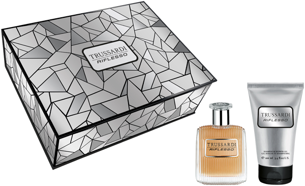 Trussardi Riflesso Mosaic Set = EdT Nat. Spray  50 ml + Shampoo & Shower Gel 100 ml