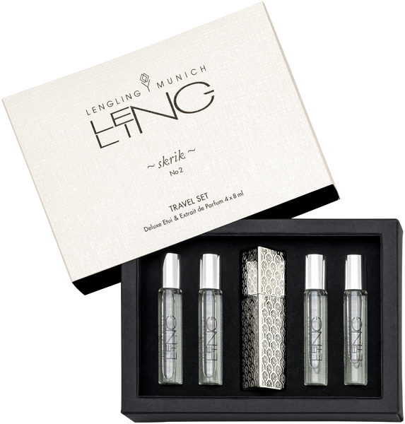 Lengling Munich No 2 Skrik Travel = Extrait de Parfum 4 x 8 ml