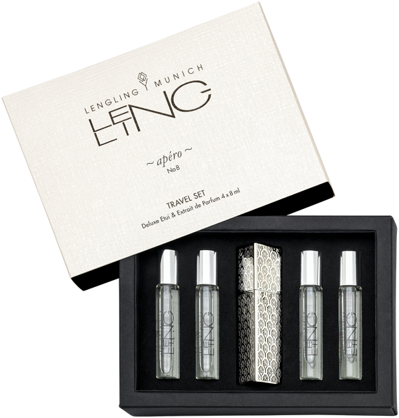 Lengling Munich No 8 Apéro Travel = Extrait de Parfum 4 x 8 ml