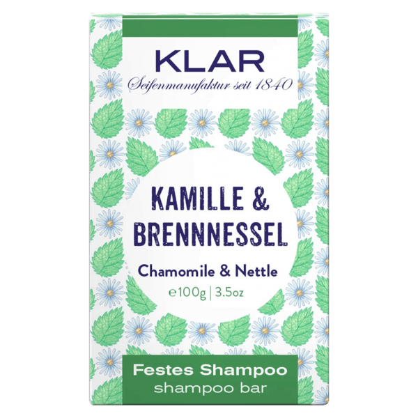 Klar Kamille & Brennessel Festes Shampoo
