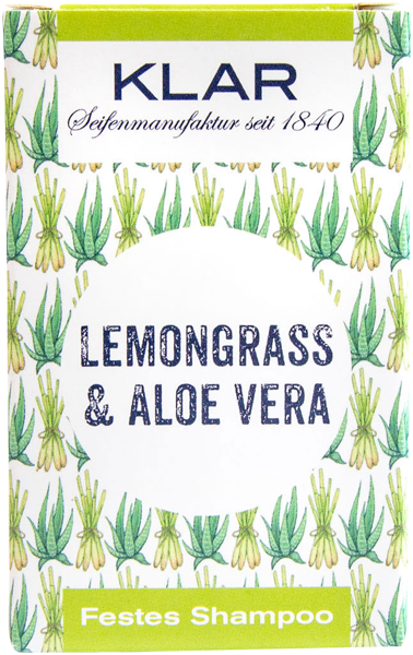 Klar Festes Shampoo Lemongrass & Aloe Vera