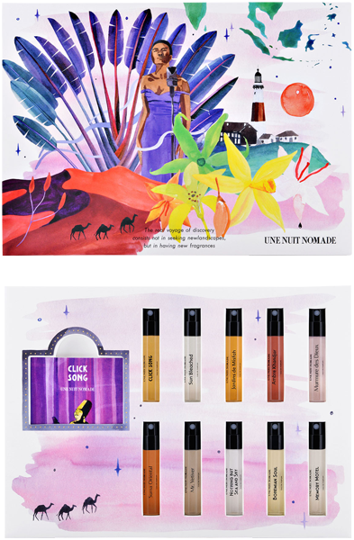 Une Nuit Nomade Discovery Kit = 10 x Duftproben Eau de Parfum 2,5 ml