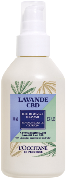 L'Occitane Lavendel CBD Massageöl