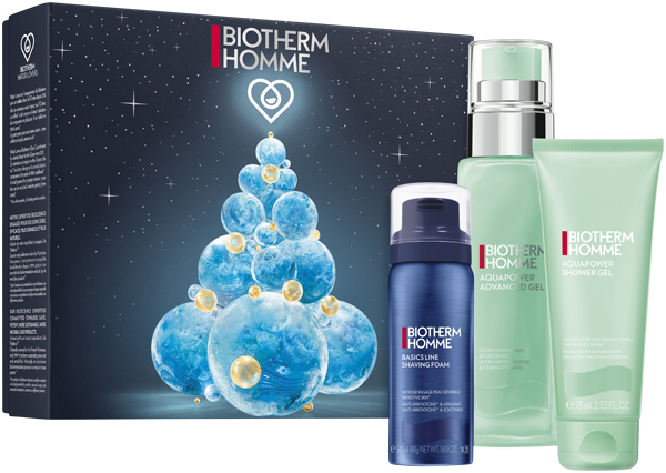 Biotherm Aquapower PNM Set = Aquapower PNM 75 ml + Aquafitness Gel Douche 75 ml + Mousse de Rasage PS 50 ml